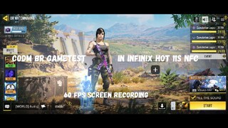 CODM BR Gametest in Infinix hot 11s nfc. | 60 FPS Screen Recording | Oct 2022