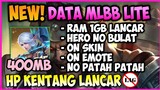 UPDATE 2021!! DATA MLBB LITE 400MB PATCH TERBARU| Atasi Lag & Patah patah Mobile Legends Bang Bang