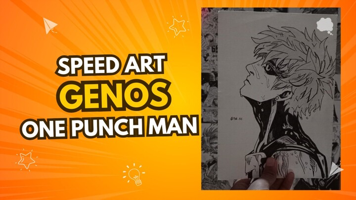 HOW TO DRAW DEMON CYBORG ONE PUNCH MAN!!!