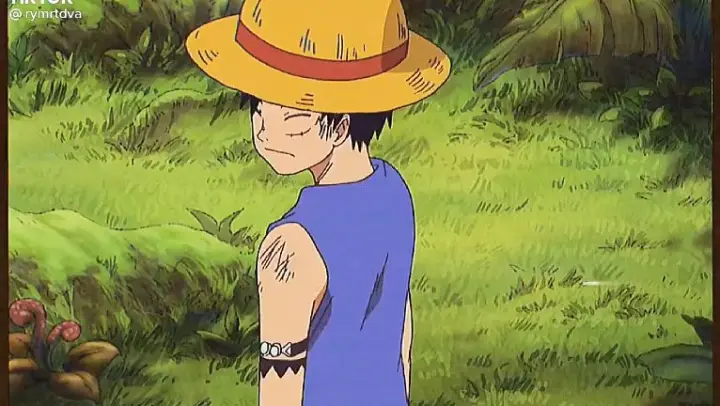 when Luffy without his crew😩😞