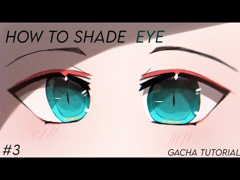 How to Shade Eye #3 ( Blue Eyes)  - Gacha Club