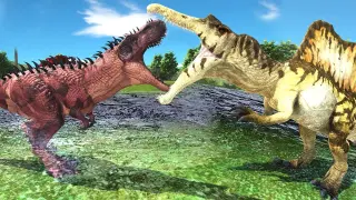A day in the life of The JW Camp Cretaceous Tarbosaurus! - Animal Revolt Battle Simulator