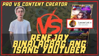 RENEJAY BINALAGBAG ANG ISANG YOUTUBER