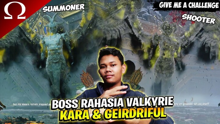 MELAWAN Boss Rahasia Valkyrie Kara & Geirdriful - GOD OF WAR 4 (HARD) PS4