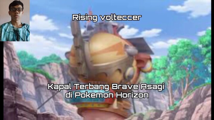 Kapal Terbang Brave Asagi di Pokemon Horizon