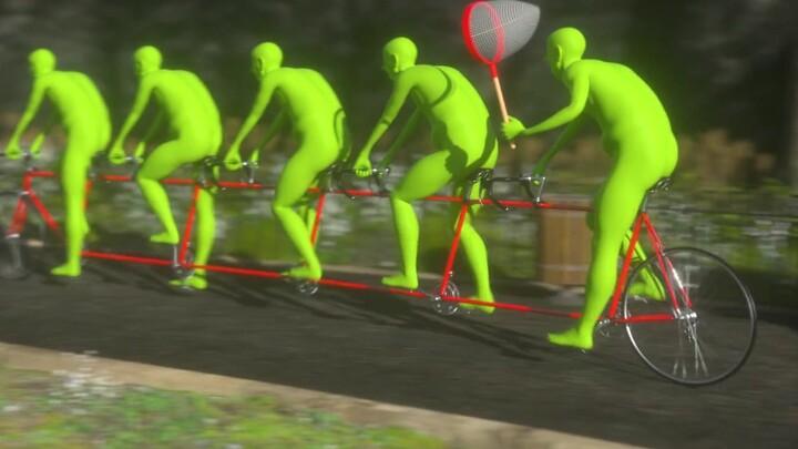 อยากมีชีวิตที่ดีต้องสวมชุดสีเขียวเล็กๆ น้อยๆ ในการปั่นจักรยาน: แอนิเมชั่นสั้นเรื่อง "จักรยาน"