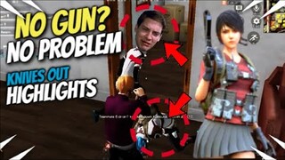 KNIVES OUT HIGHLIGHTS | NO GUN NO PROBLEM (KNIVES OUT RANDOM CLIPS)