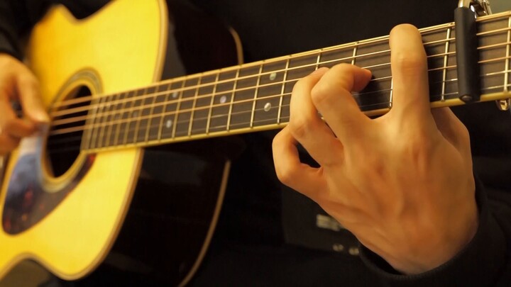 [Guitar Fingerstyle] Lautan Bunga (dengan partitur musik)—nada tambahannya sangat bagus! ! !