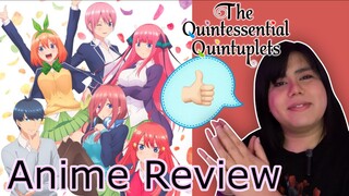 Anime Review: The Quintessential Quintuplets (NO SPOILERS)