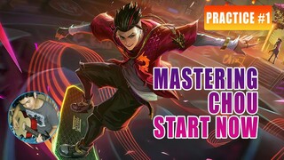 PLAYING CHOU AS A BEGINNER, LET'S GO! - Practice #1 | 515 Party S.T.U.N Chou Skin