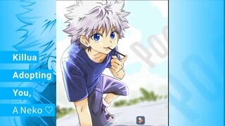 Killua Adopting You, A Neko ♡ Killua X Neko Listener ASMR (Outdoor) Killua ASMR