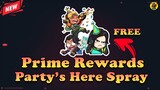 VALORANT Prime Gaming Rewards | Party’s Here Spray | Valorant Updates | @AvengerGaming71