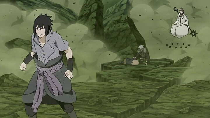 Naruto: Abusing his wife feels good for a while, Sasuke uses the Rinnegan to deal with Sakura.