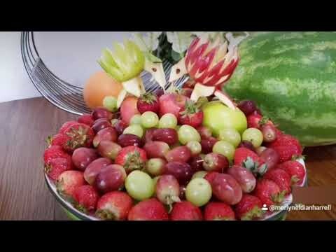 Apple Birds Art🍎/Fruit and vegetable carving