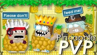 Growtopia | Pineapple PVP FIGHT! (FUNNY!) ft. PeterW & Anons