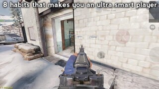 8 habits that makes you ultra smart in COD MOBILE