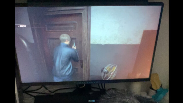 You are more scared than Leon.