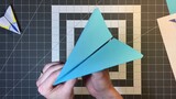 A paper airplane that flies very far, Stratus stratus paper airplane by Foldable Flight