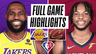 LAKERS at CAVALIERS | FULL GAME HIGHLIGHTS | March 21, 2022 | NBA Regular Season | NBA 2K22