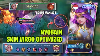 Nyoba skin virgo Optimized malah panen kill ? full gameplay cek YouTube @haikress