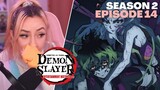 TWO UPPER RANK SIX DEMONS??? | Demon Slayer Season 2 Episode 14 Reaction