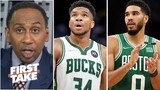 FIRST TAKE "Celtics are the best team in NBA" Stephen A. on Celtics vs Bucks in Game 1 East Semis