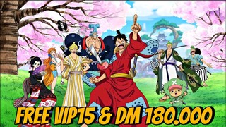 Rilis Lagi! Game One Piece Ramah F2P Free VIP 15 & 180K Diamond - ONE PIECE SET SAIL