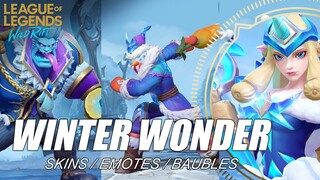 Winter Wonder Bundle Skins/Baubles/Emotes - Wild Rift