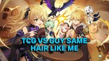EASY GAME..!! Genshin Impact TCG VS The Guy Same Hair Like Me