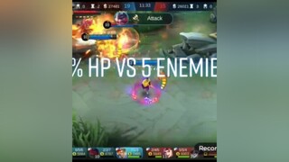 Can 5%HP get a Savage kill? mobilelegends follow thankyou heartheart