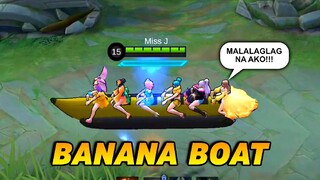 BANANA BOAT SKIN in Mobile Legends.. 🔥😱