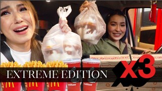 Letting The Person In Front Decide What I Eat x3!! (with Jelai Andres) DRIVE THRU + GROCERY EDITION