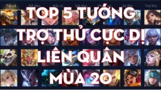 Top 5 Tướng Trợ Thủ Cực Dị Liên Quân Mùa 20   Chiến Nát