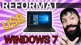 how to reformat windows 7 using usb