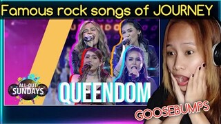 The Divas of the Queendom belt out famous rock songs of Journey | ALL-OUT SUNDAY || Reaction