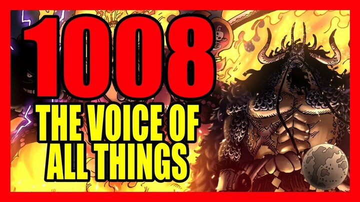 Momonosuke's VOICE OF ALL THINGS EXPLAINED - One Piece Chapter 1008