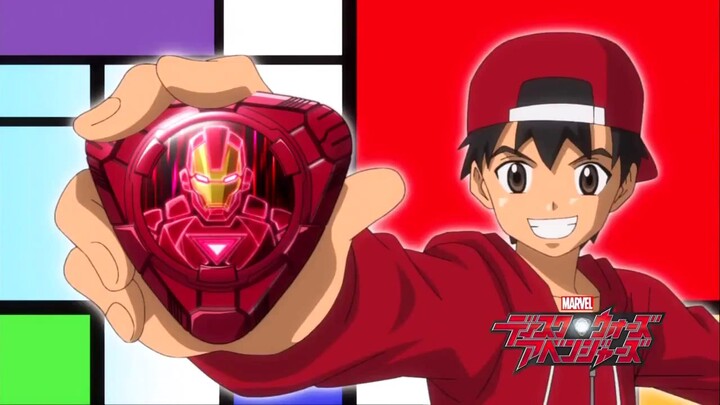 DISK WARS Avengers ep1-The Mightiest of Heroes!"Transcription: "Saikyō no Yūsha