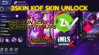 NEW 3KOF SKIN SCRIPT UNLOCK TUTORIAL | MOBILE LEGENDS