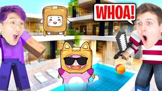 FOXY & BOXY Build Their DREAM MANSION In MINECRAFT! (WE ALMOST CRIED)