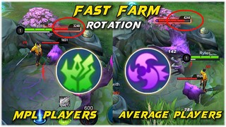 LING FAST FARM ROTATION TUTORIAL WITH JUNGLE EMBLEM! | MOBILE LEGENDS