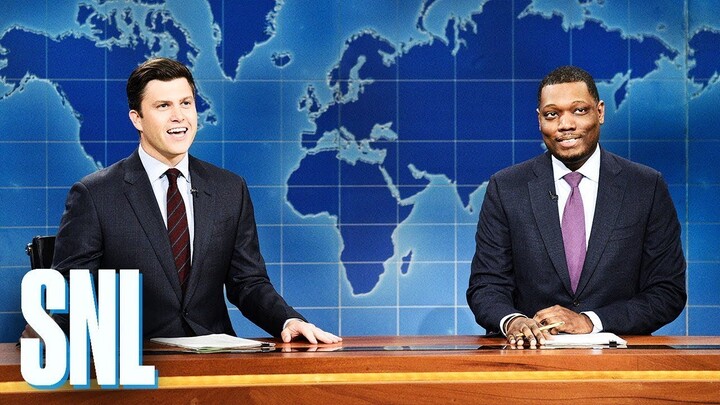 Weekend Update: Colin Jost and Michael Che Switch Jokes - SNL