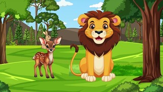 The Magical Adventure of Leo the Lion and Daisy the Deer | A Bedtime Stories for Kids in English #1