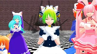 【mmd di gi charat】デ・ジ・キャラット9人娘でフタリの記録