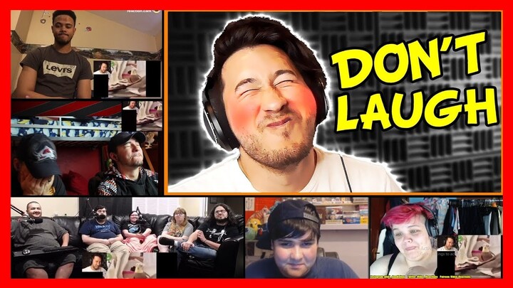 Markiplier - Try Not To Laugh Challenge #6 Reaction Mashup