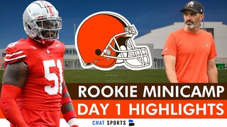 Cleveland Browns Rookie Minicamp News, Day 1 Highlights, Full Roster + Top 3 Players To Watch For