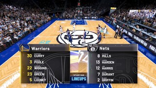 NBA 2K22 Ultra Modded Season | Warriors vs Nets | Full Game Highlights