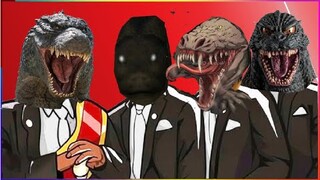 GOJIREX & HIGHWAY WORM & SCP 682 & GODZILLA - Coffin Dance X Baby Shark COVER