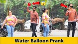 Throwing Water Balloon with Twist Prank | Prakash Peswani Prank |