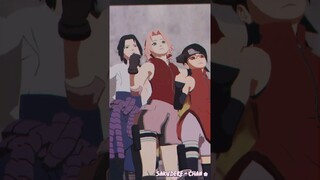 'Tuca Donka' Sasuke, Sakura & Sarada —【 MMDナルト!-NARUTO 】#mmd #sasusaku #naruto #saradauchiha #shorts