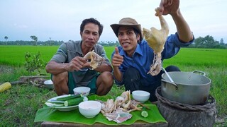 ĂN MUKBANG NGHE NHẠC NHÁI BỒI BỔ RIÊNG CHO ÔNG 2 RUỘNG CÓ CÔNG DẶM LÚA